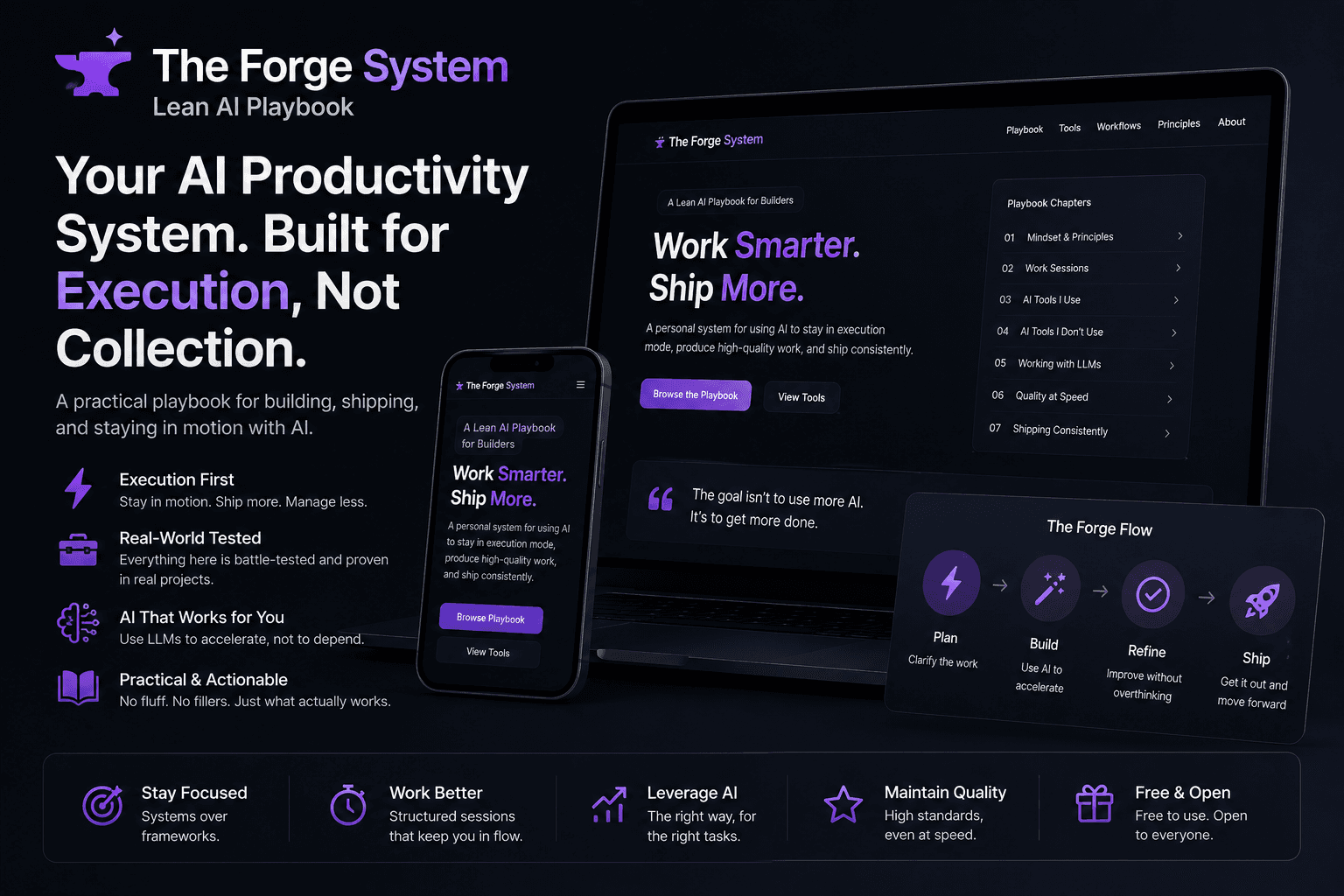 The Forge System — Lean AI Playbook project cover