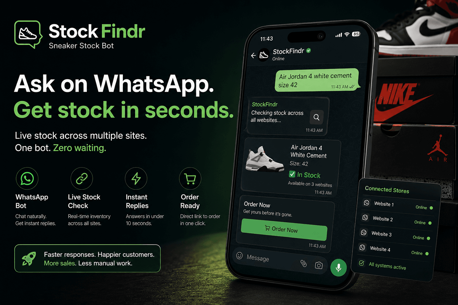 StockFindr — Sneaker Stock Bot project cover